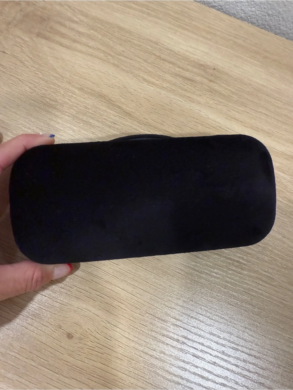 Gucci Black Velvet Eyewear sunglasses Cases with Blue Interior (Pair)